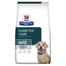 Hill's Prescription Diet Canine w/d Diabetes Care. Hundefoder mod let overvægt og diabetes / sukkersyge (dyrlæge diætfoder) 10 kg